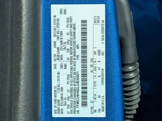 Certified 2020 Ford Escape SEL image 24