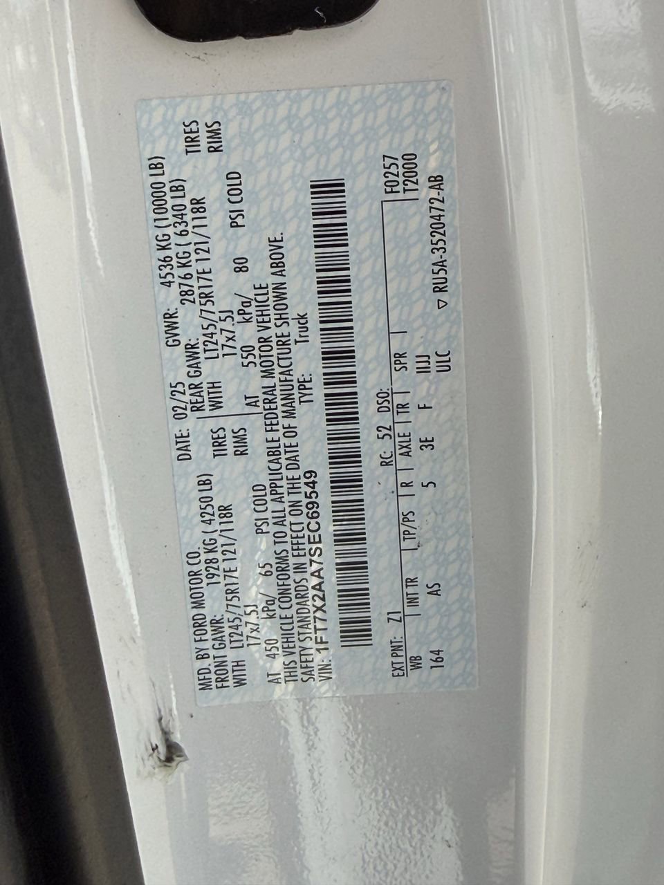 Certified 2025 Ford F250 XL w/ XL Chrome Package image 27