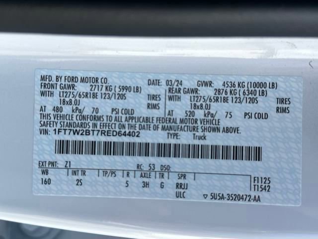 Certified 2024 Ford F250 XLT w/ Snow Plow Prep Package image 22