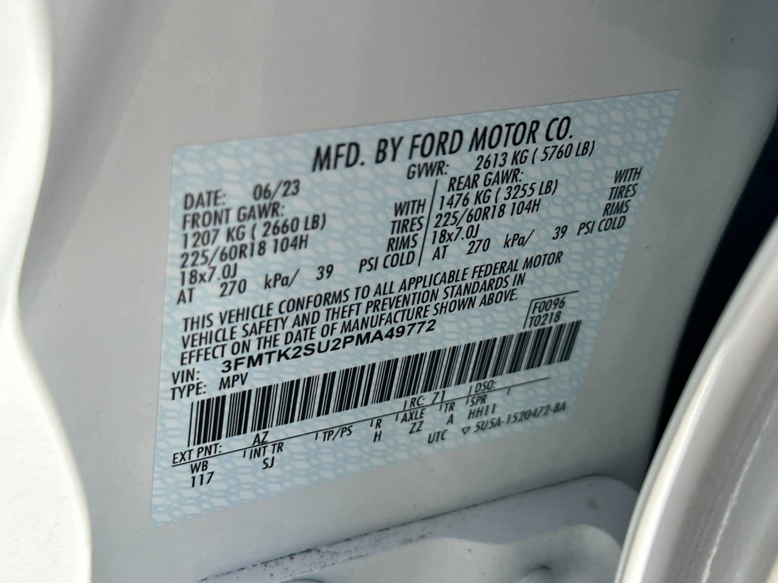 Certified 2023 Ford Mustang Mach-E California Route 1 AWD/4WD image 29