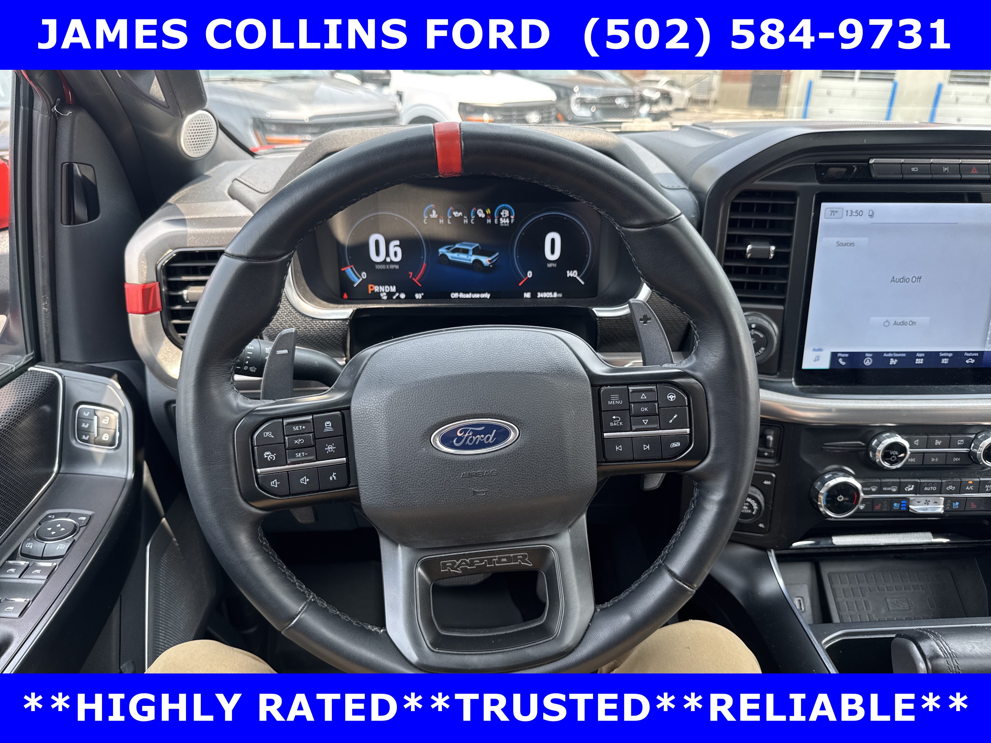 Certified 2022 Ford F150 Raptor w/ Equipment Group 801A High AWD/4WD image 26