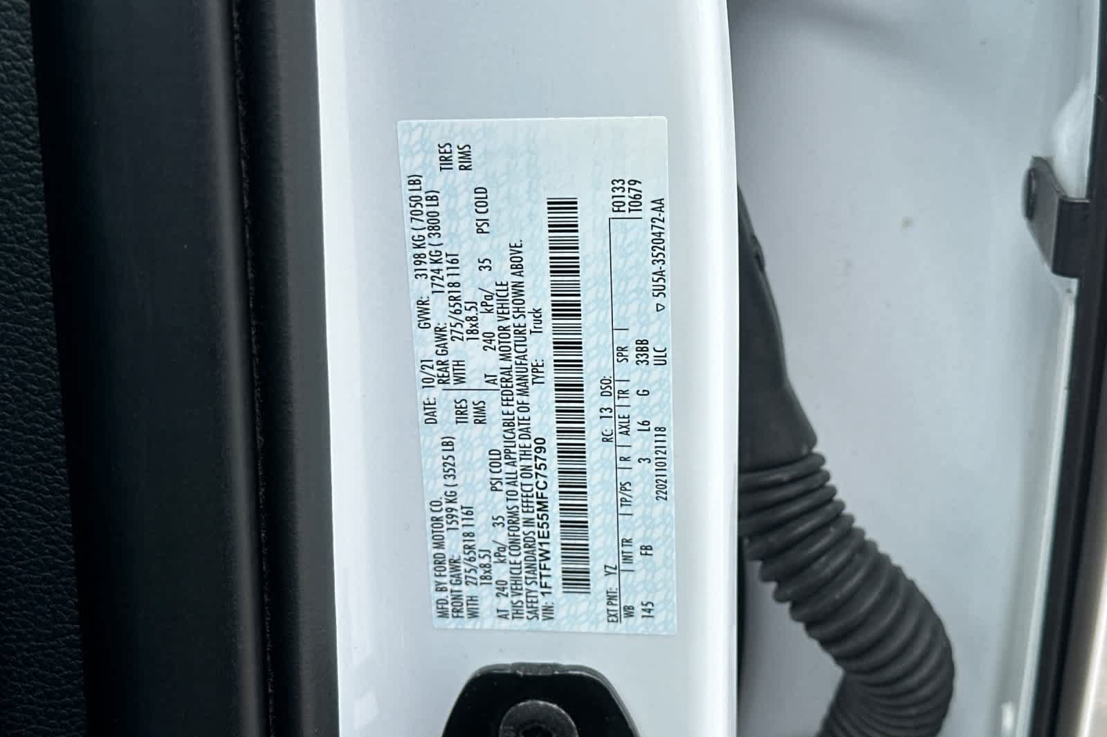 Certified 2021 Ford F150 XLT w/ Equipment Group 302A High AWD/4WD image 28