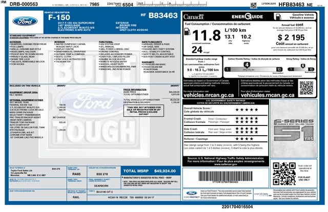 Certified 2017 Ford F150 XLT w/ XTR Package AWD/4WD image 16