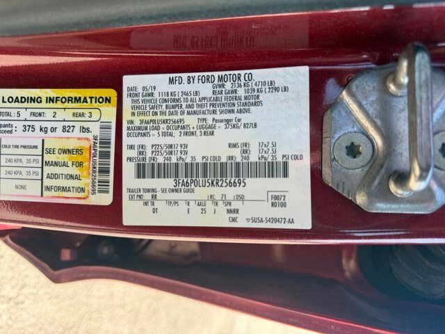 Certified 2019 Ford Fusion SE FWD image 25