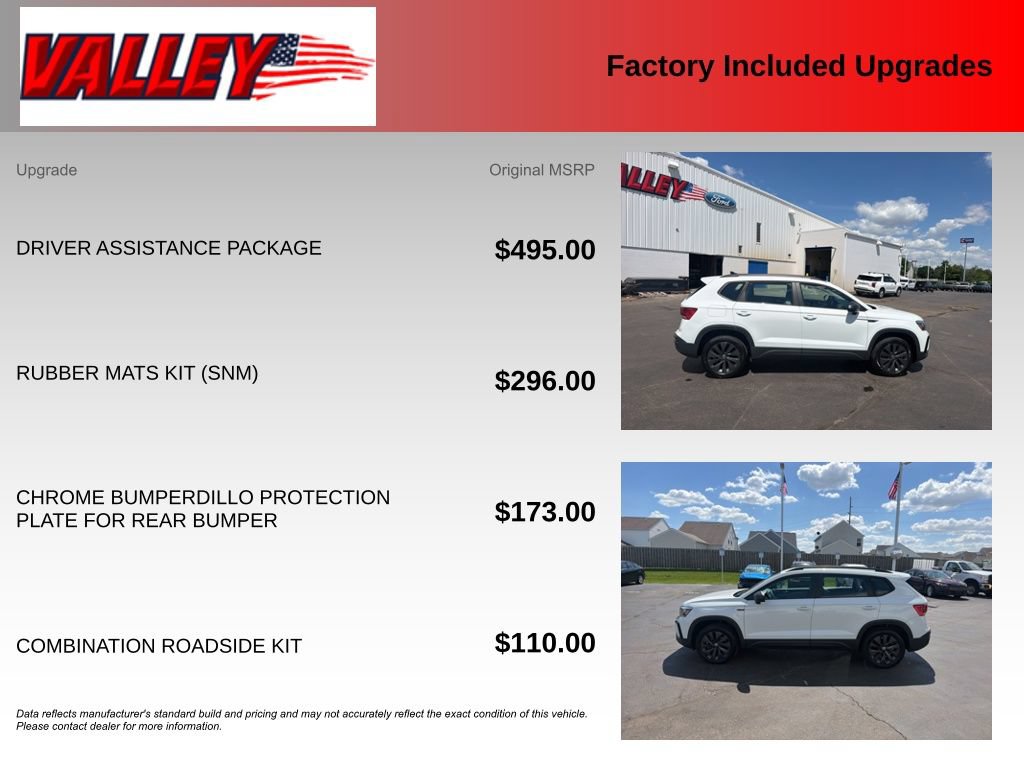 Used 2023 Volkswagen Taos S w/ Driver Assistance Package FWD image 6