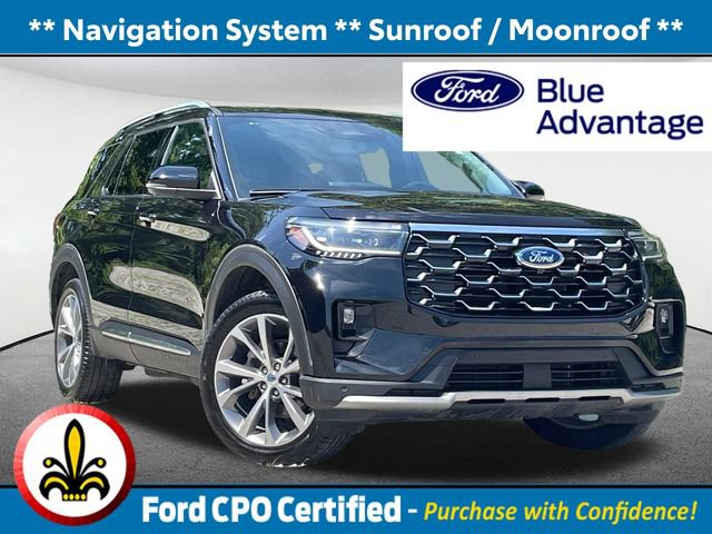 Certified 2025 Ford Explorer Platinum w/ Ultimate Package