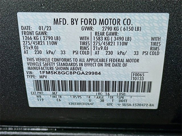 Certified 2023 Ford Explorer ST w/ Equipment Group 401A image 26