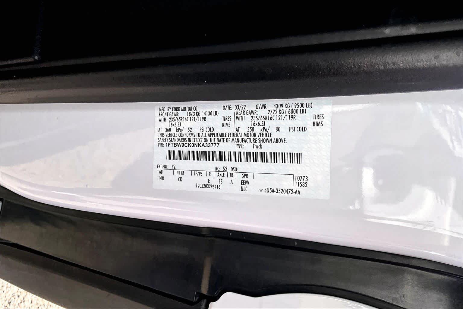 Certified 2022 Ford E-Transit Medium Roof RWD image 33
