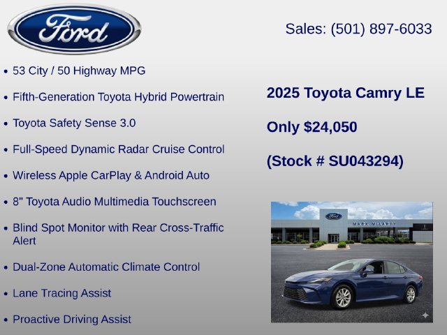 Used 2025 Toyota Camry LE FWD image 6