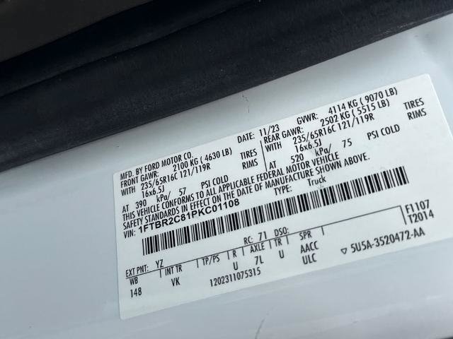 Certified 2023 Ford Transit 250 Medium Roof AWD w/ Load Area Protection Package image 15