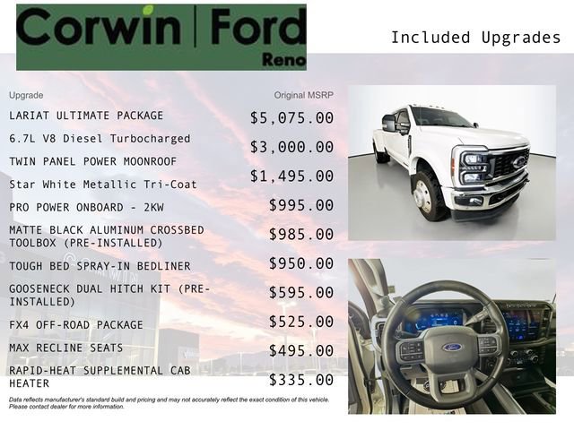 Certified 2024 Ford F450 Lariat w/ Lariat Ultimate Package image 10