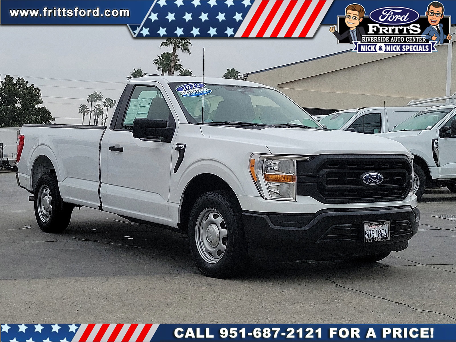 Certified 2022 Ford F150 XL w/ Equipment Group 101A High image 3