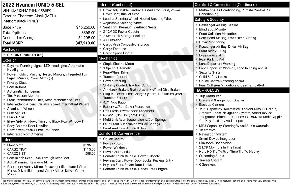 Used 2022 Hyundai Ioniq 5 SEL RWD image 2