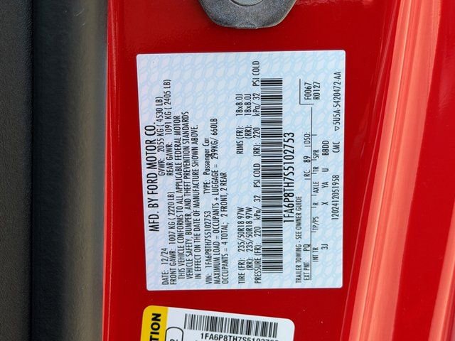 Certified 2025 Ford Mustang Premium RWD image 27