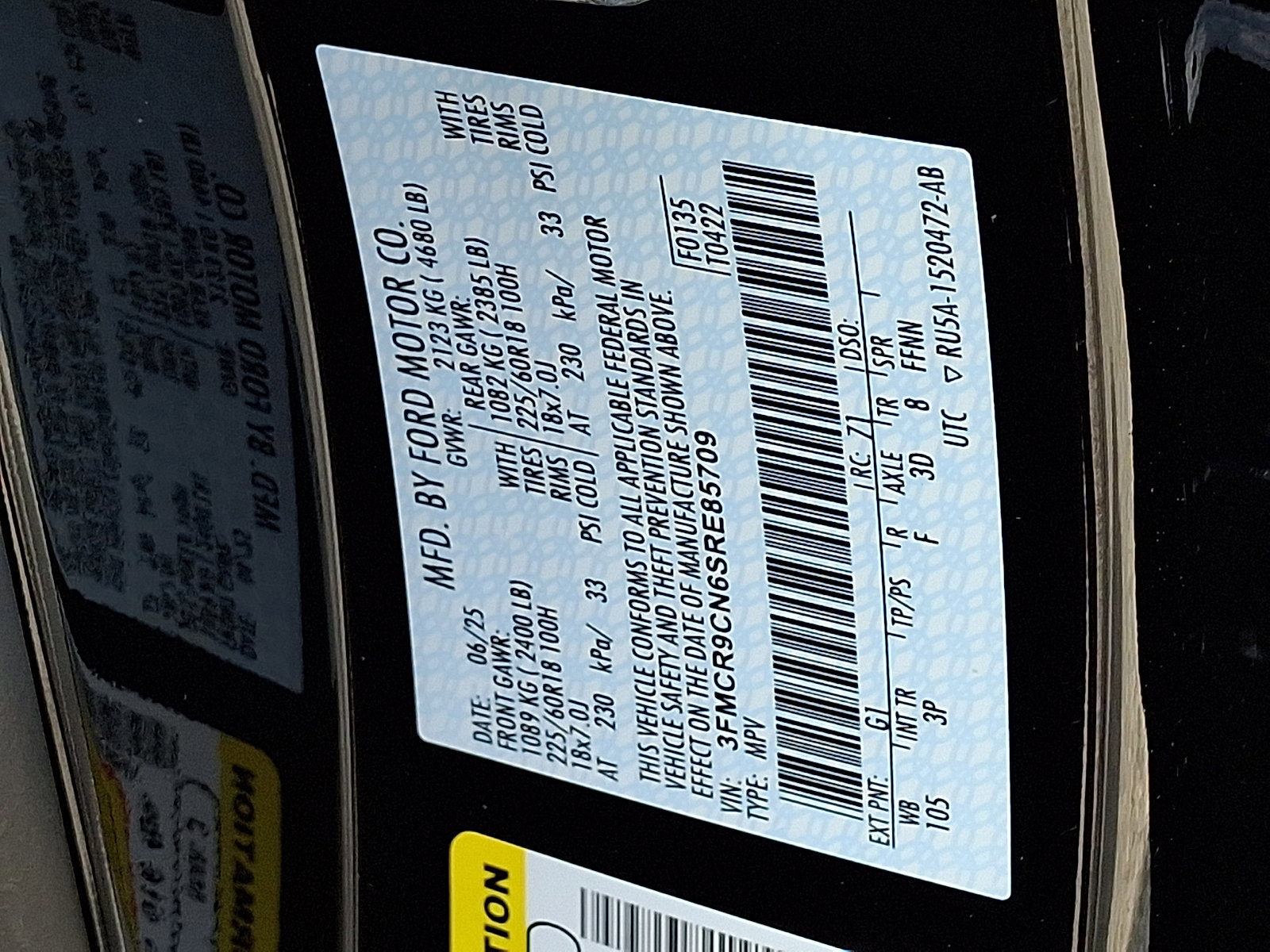 Certified 2025 Ford Bronco Sport Outer Banks w/ Outer Banks Tech Package+ AWD/4WD image 30