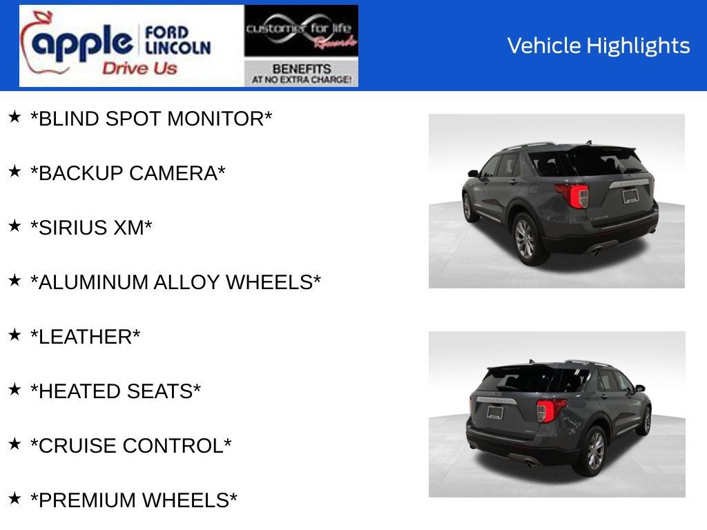 Certified 2023 Ford Explorer Limited w/ Equipment Group 301A image 12