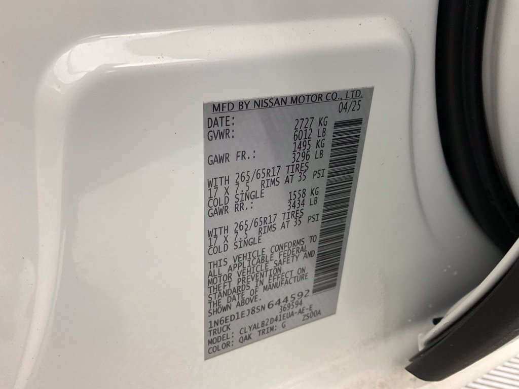 Used 2025 Nissan Frontier SV RWD image 25