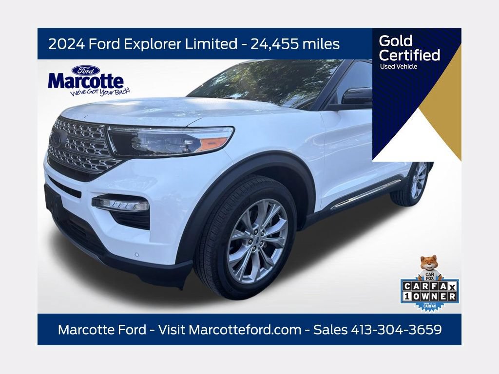 Certified 2024 Ford Explorer Limited w/ Limited Technology Package AWD/4WD 360° Tour