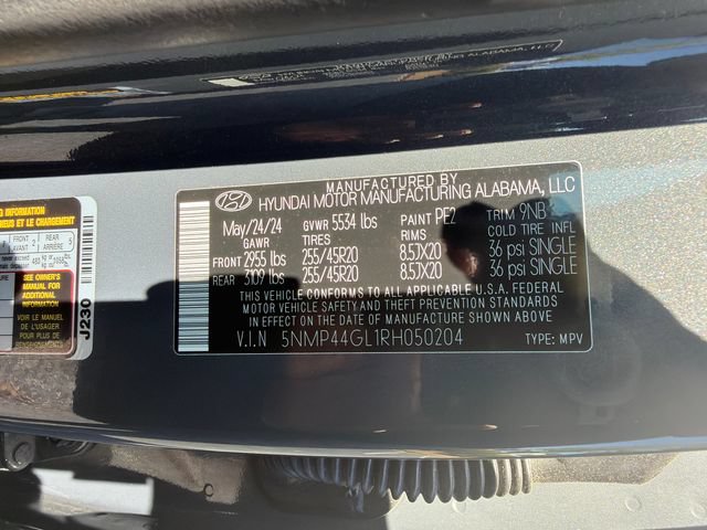 Used 2024 Hyundai Santa Fe Limited FWD image 34
