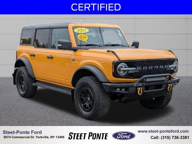 Certified 2022 Ford Bronco Wildtrak AWD/4WD image 1