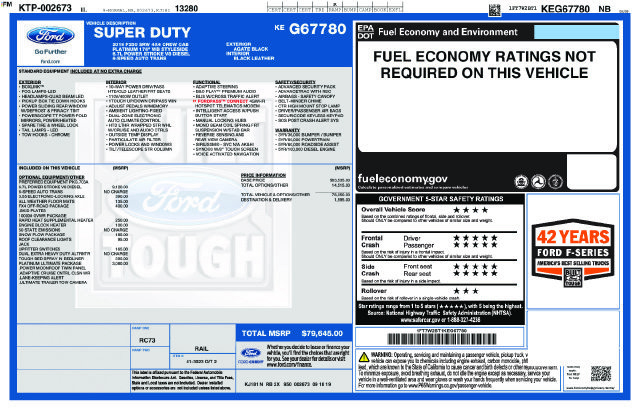 Certified 2019 Ford F250 Platinum w/ Platinum Ultimate Package AWD/4WD image 34