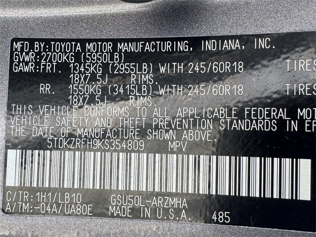 Used 2019 Toyota Highlander XLE image 36