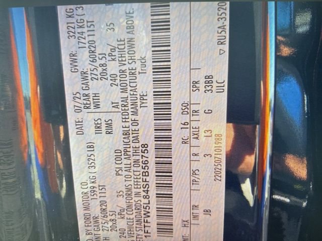 Certified 2025 Ford F150 Lariat w/ Equipment Group 501A Mid image 28