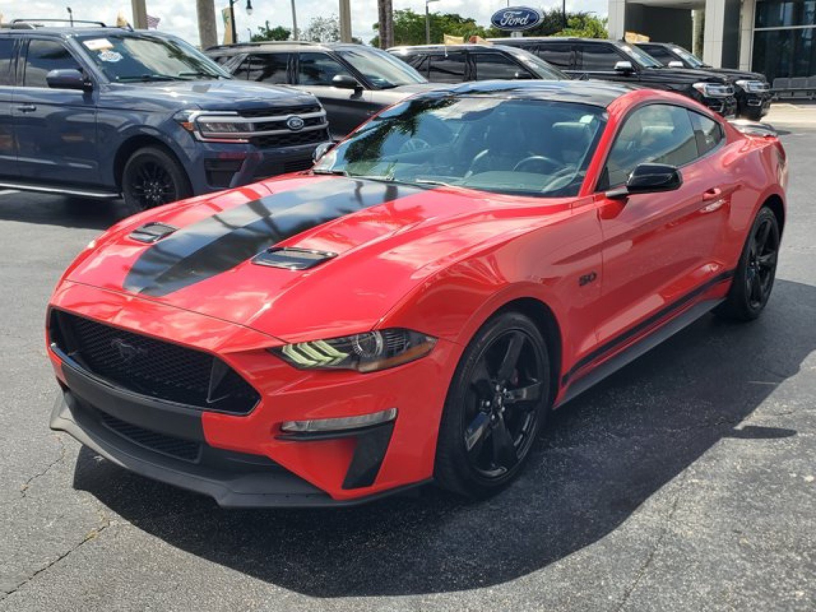 Certified 2021 Ford Mustang GT Premium w/ Carbon Sport Interior Package RWD image 3