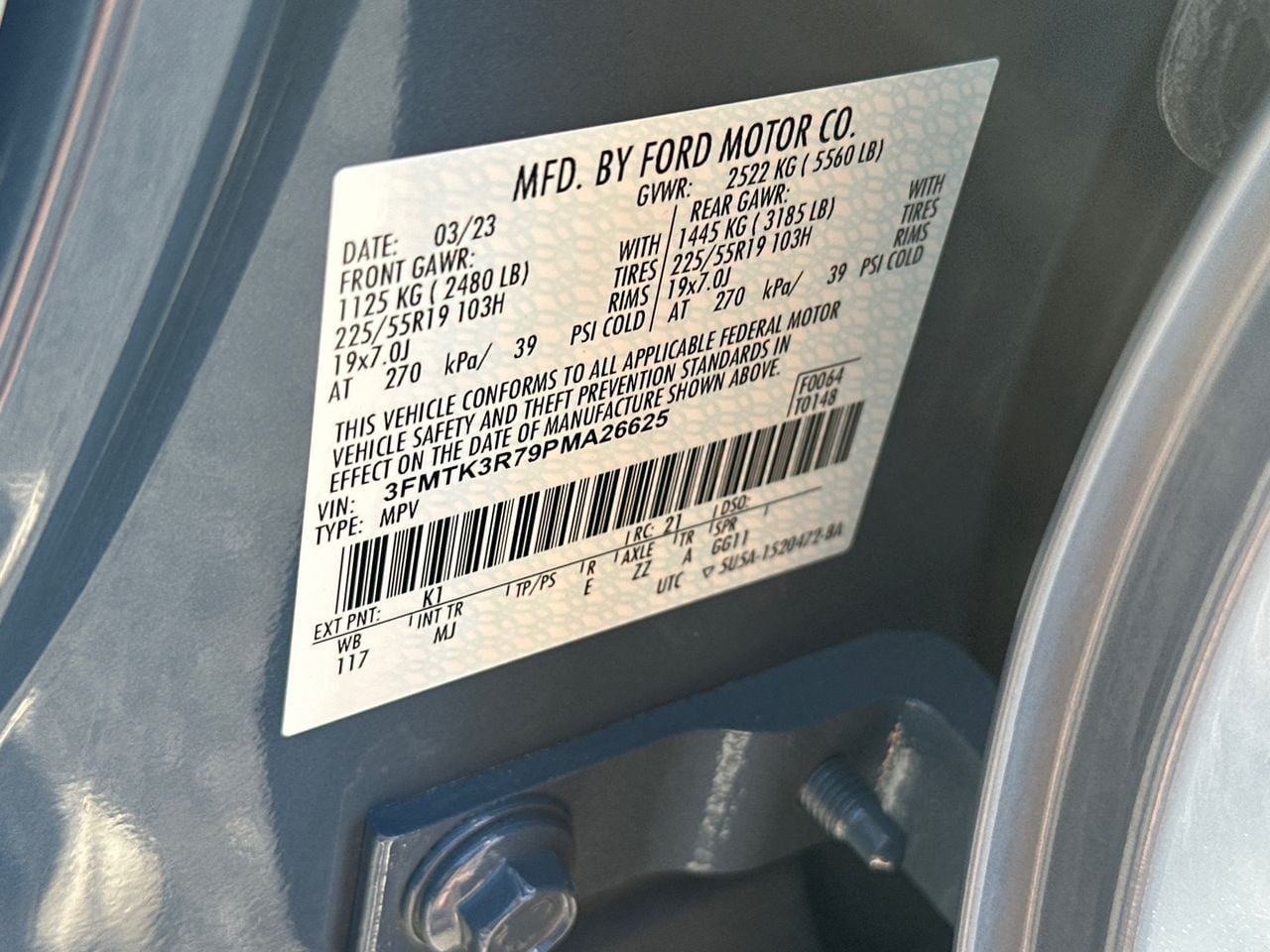 Certified 2023 Ford Mustang Mach-E Premium w/ Mustang Nite Pony Package RWD image 35