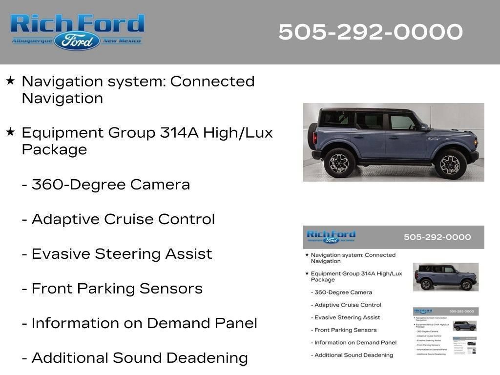 Certified 2024 Ford Bronco Outer Banks AWD/4WD image 23