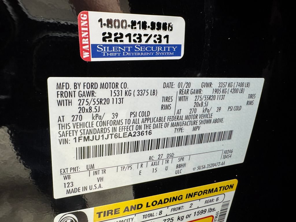 Certified 2020 Ford Expedition XLT w/ Equipment Group 202A AWD/4WD image 35