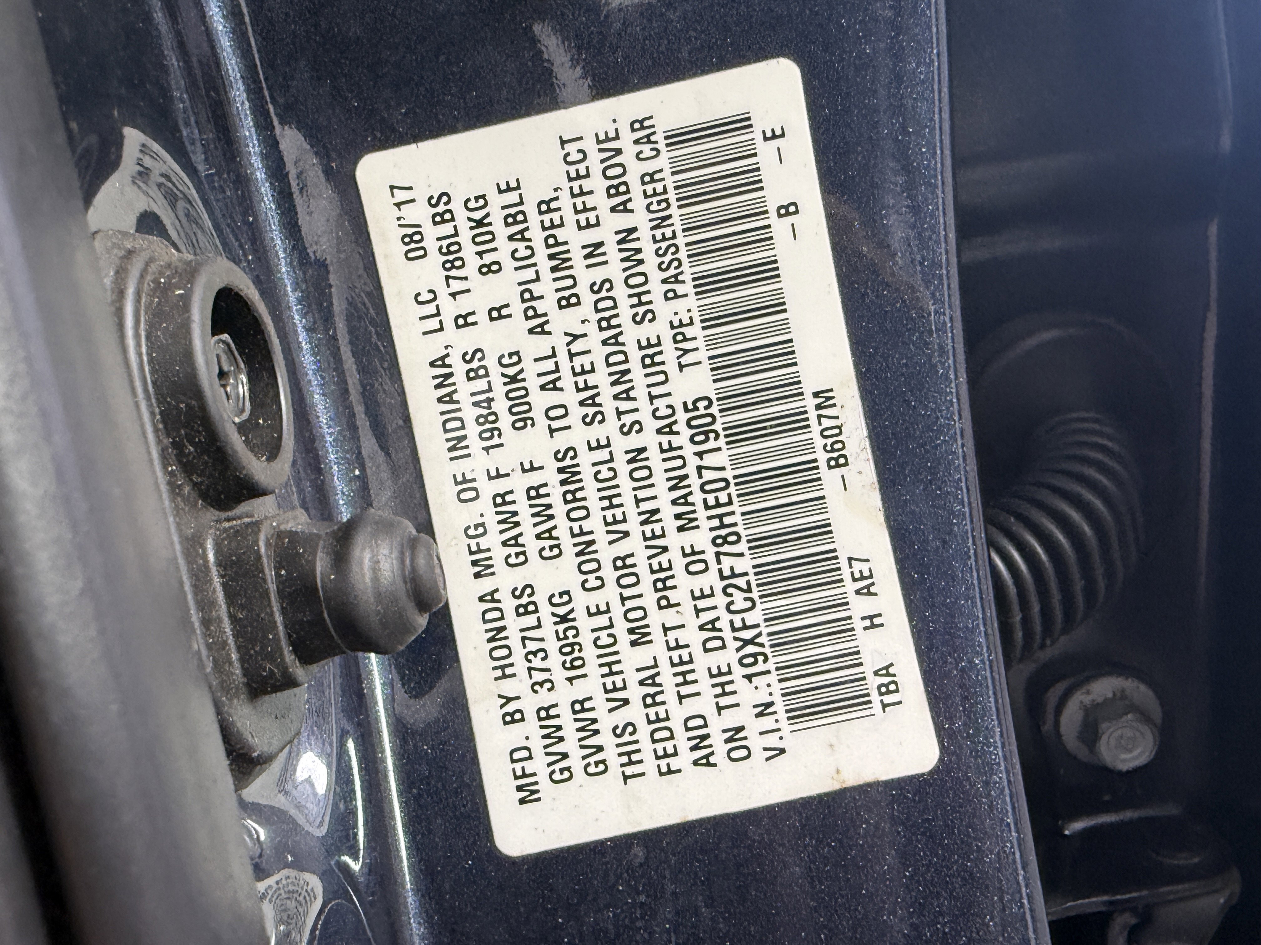 Used 2017 Honda Civic EX image 28