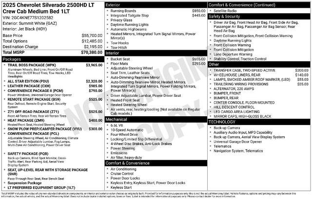 Used 2025 Chevrolet Silverado 2500 LT w/ Trail Boss Package image 6