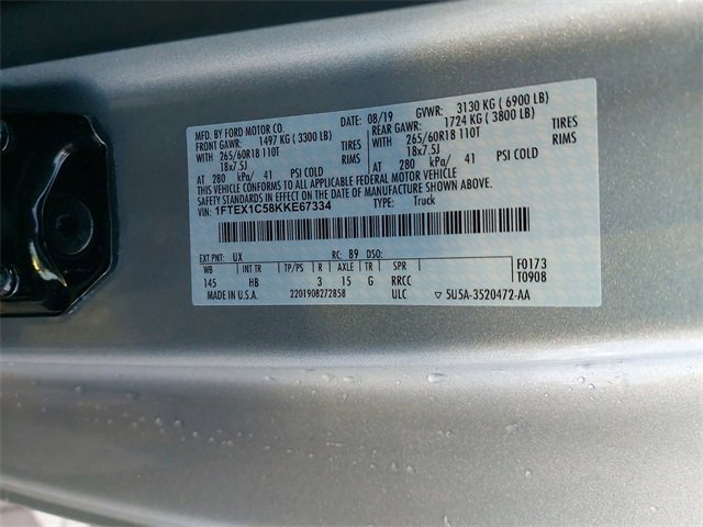 Certified 2019 Ford F150 Lariat w/ Equipment Group 502A Luxury image 32