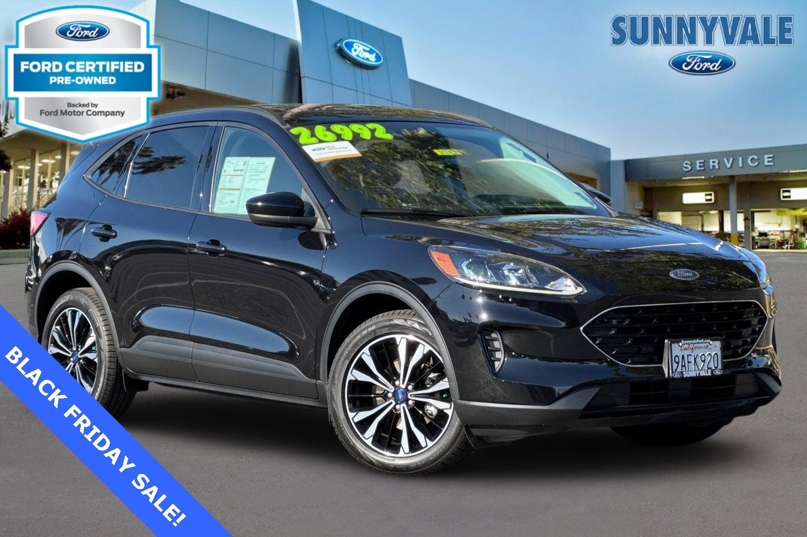 Certified 2022 Ford Escape SE w/ SE Sport Appearance Package
