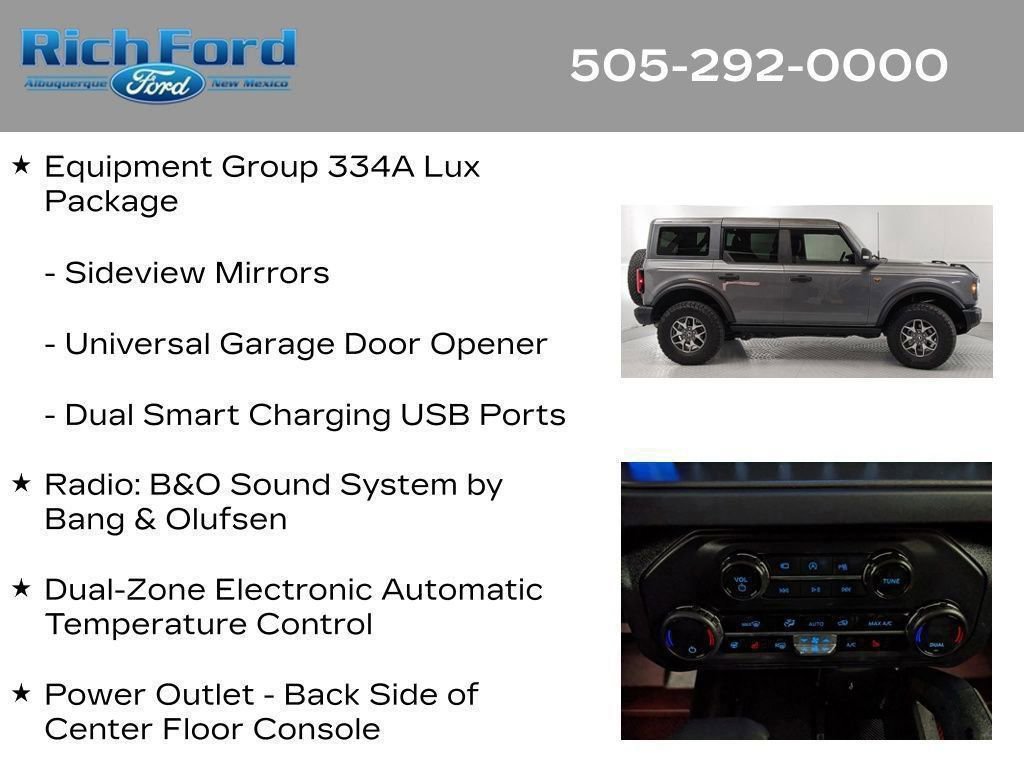 Certified 2025 Ford Bronco Badlands AWD/4WD image 89