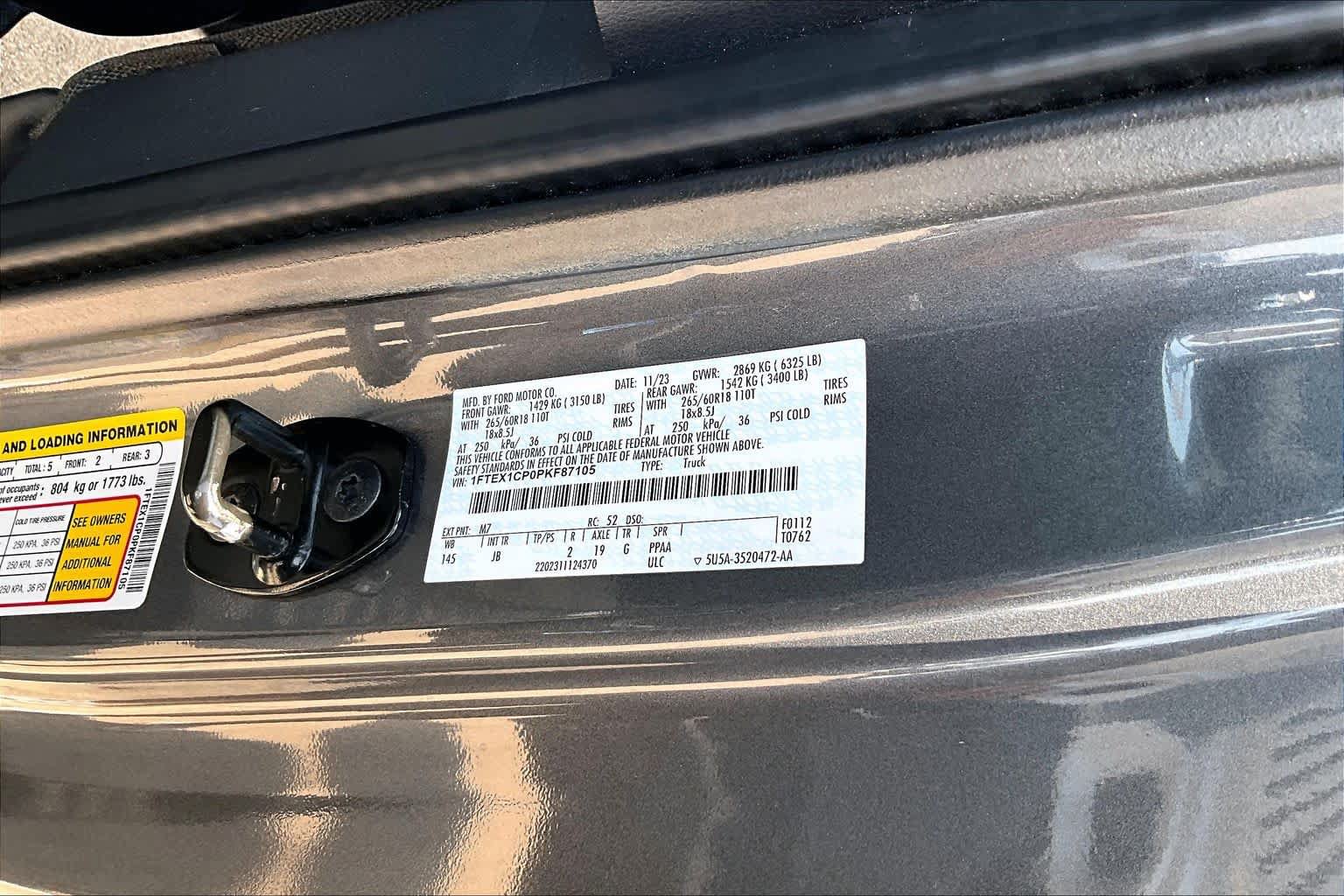 Certified 2023 Ford F150 XL w/ STX Appearance Package RWD image 36