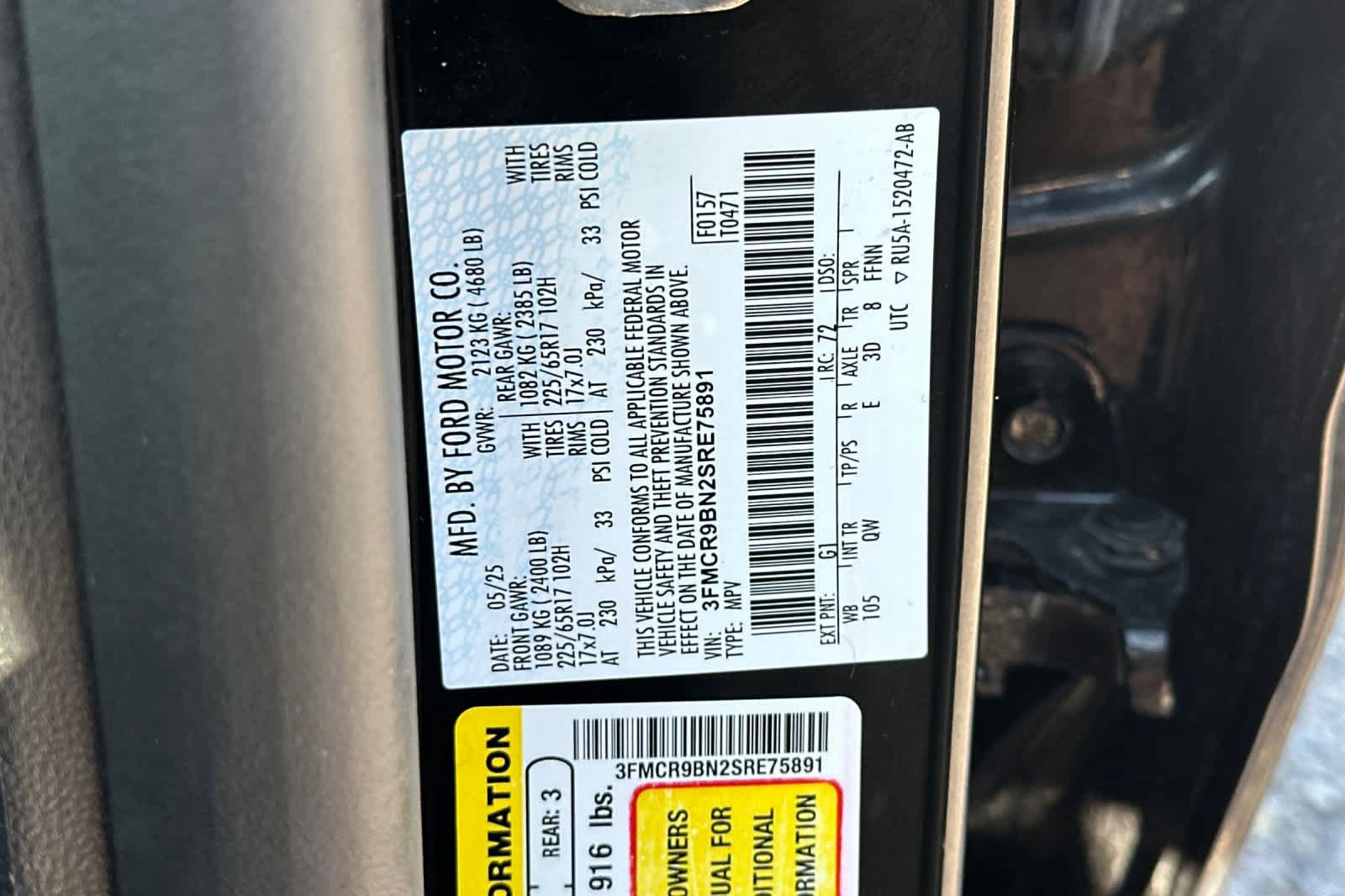 Certified 2025 Ford Bronco Sport Big Bend AWD/4WD image 29