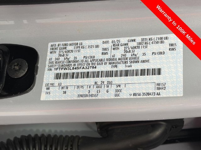 Certified 2025 Ford F150 XLT w/ Equipment Group 303A High AWD/4WD image 40