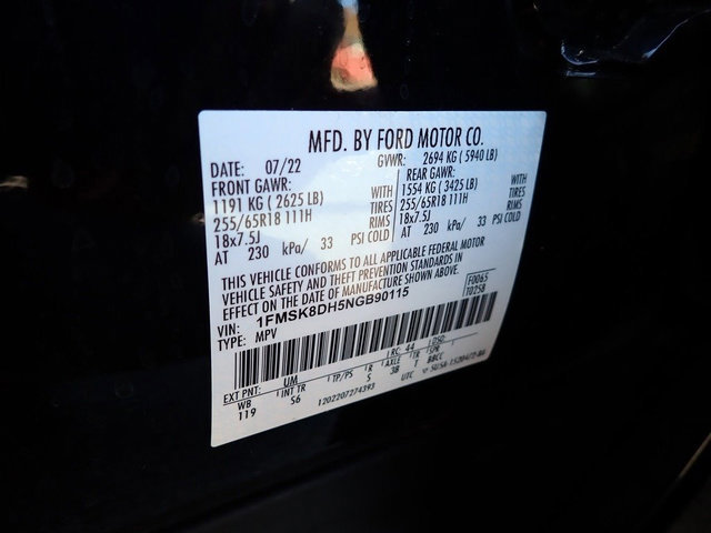 Certified 2022 Ford Explorer XLT w/ Equipment Group 202A image 18