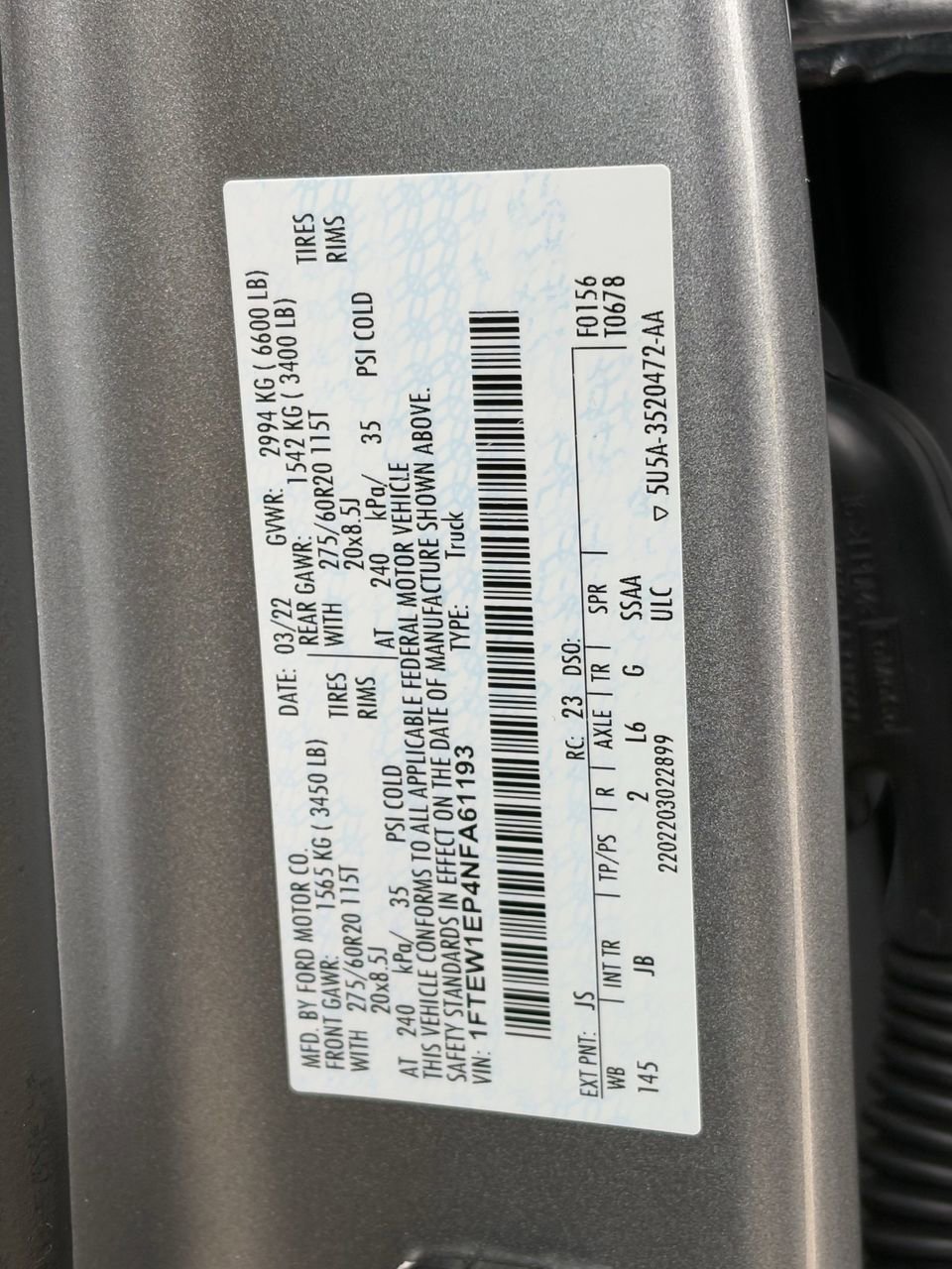 Certified 2022 Ford F150 XL w/ STX Appearance Package image 31