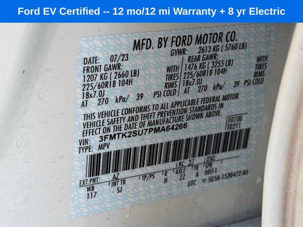 Certified 2023 Ford Mustang Mach-E California Route 1 AWD/4WD image 32