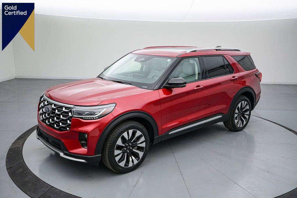 Certified 2025 Ford Explorer Platinum w/ LUX Leather Package