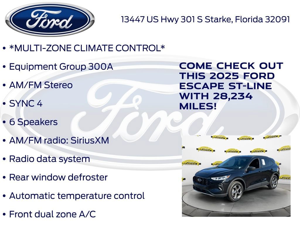 Certified 2025 Ford Escape ST-Line AWD/4WD image 17