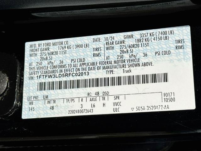 Certified 2024 Ford F150 XLT w/ Equipment Group 303A High AWD/4WD image 24