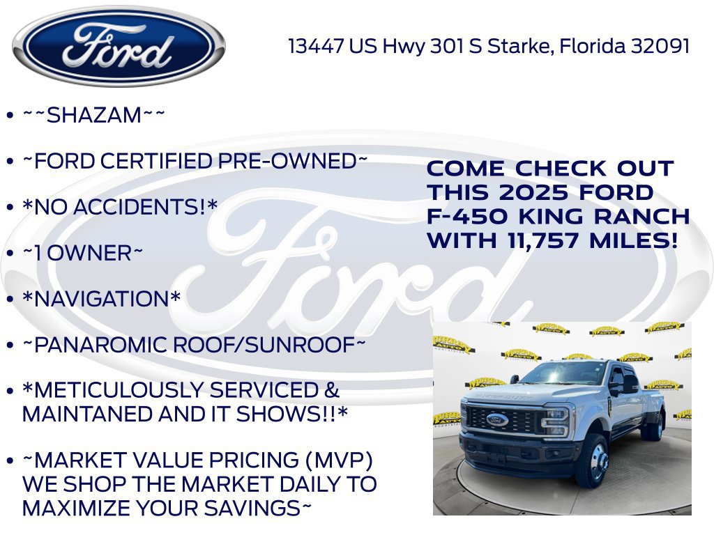 Certified 2025 Ford F450 King Ranch w/ FX4 Off-Road Package AWD/4WD image 6
