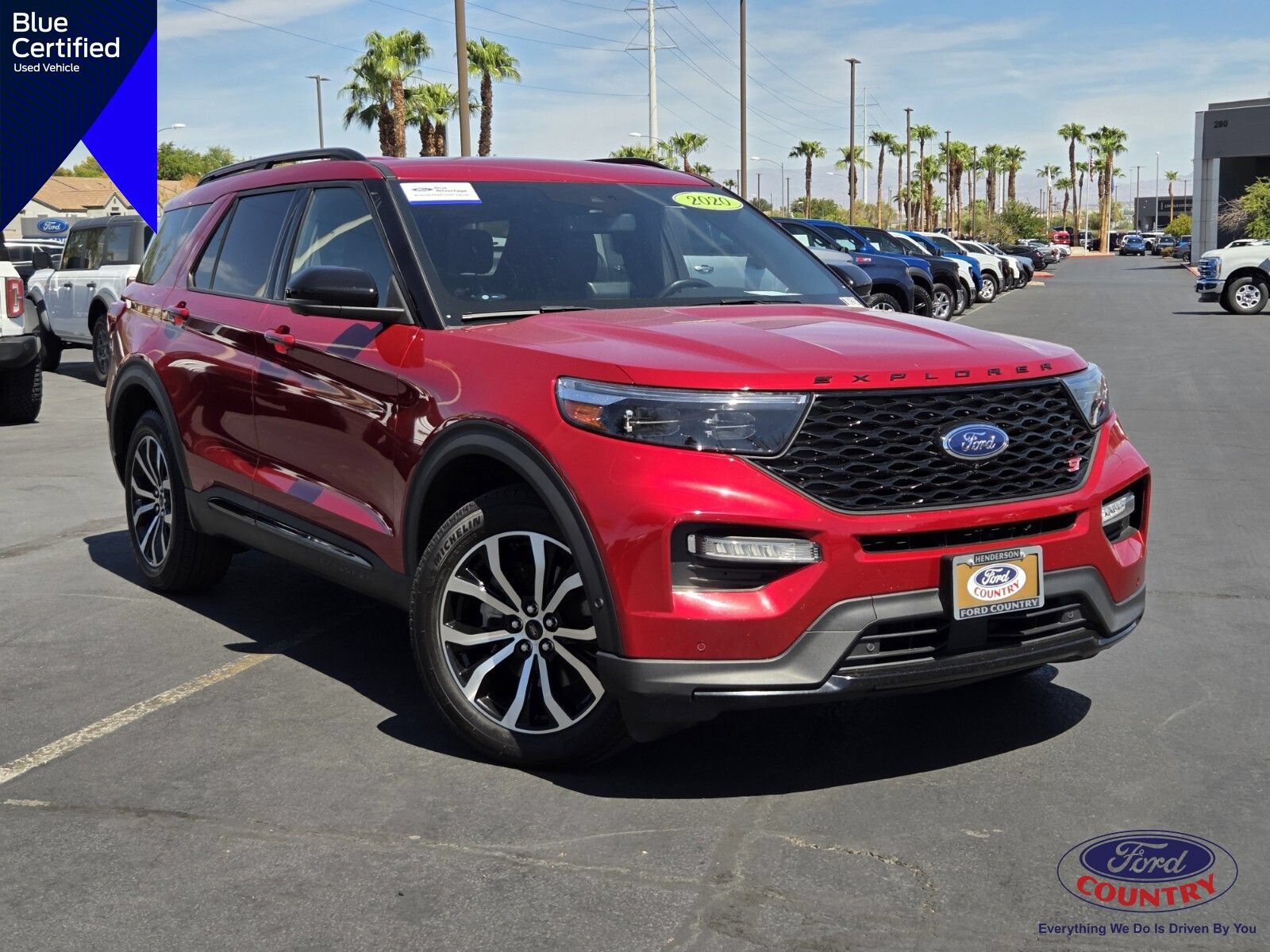 Certified 2020 Ford Explorer ST w/ Premium Technology Package AWD/4WD image 1
