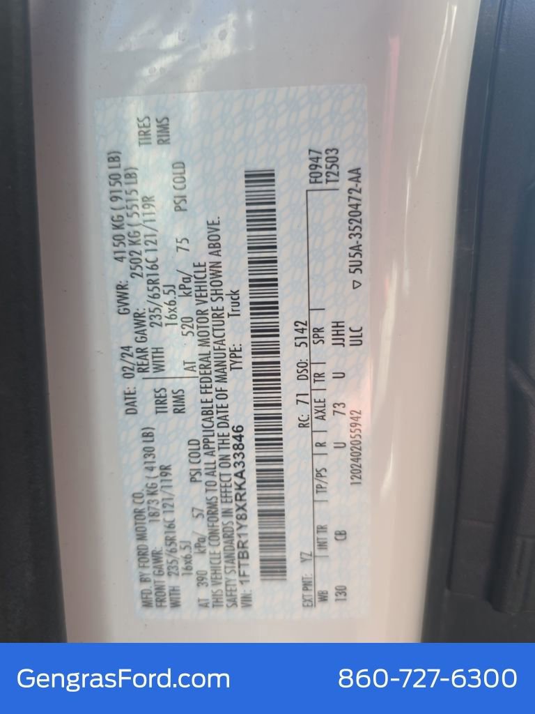 Certified 2024 Ford Transit 250 Low Roof w/ Exterior Upgrade Package image 22