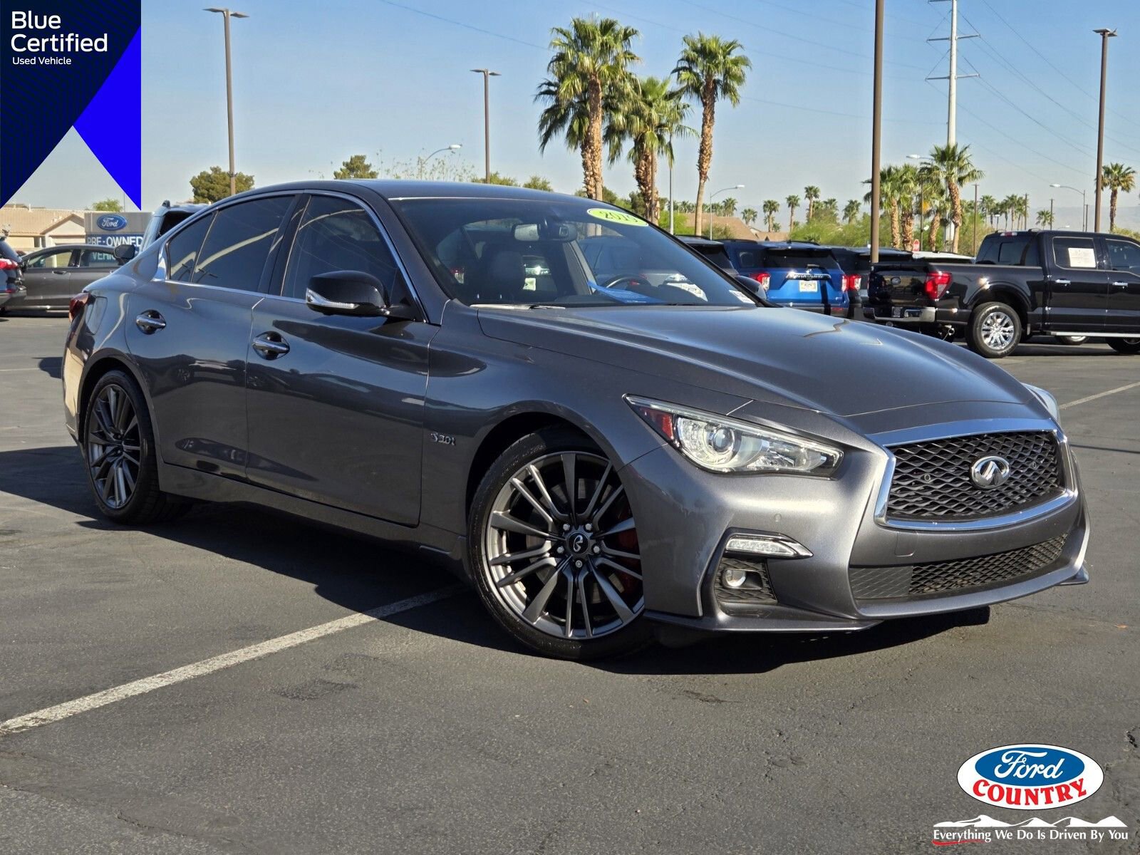 Used 2019 INFINITI Q50 Red Sport 400 w/ Proactive Package