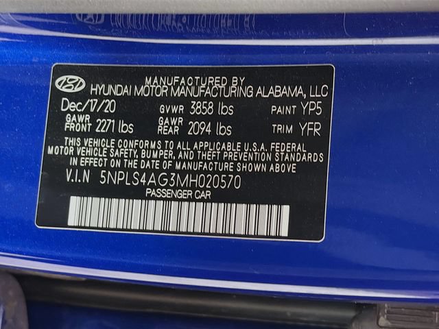 Used 2021 Hyundai Elantra SEL w/ Convenience Package FWD image 36